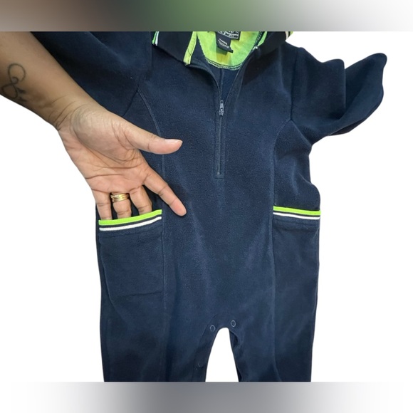 PLC Place Boys Navy Blue Romper - Size 24 Months - Picture 4 of 4